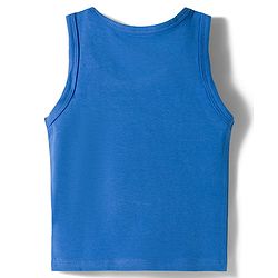 Bonfino Cotton Elastane Knit Sleeveless Solid Vests Pack of 5 - Multicolor