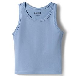 Bonfino Cotton Elastane Knit Sleeveless Solid Vests Pack of 5 - Multicolor