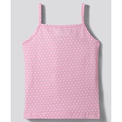 Bonfino Cotton Knit Sleeveless Striped Hearts & Polka Dots Printed Slips Pack Of 5 - Multicolour