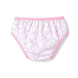 Bonfino Cotton Elastane Knit Star Heart Printed Panties Pack of 5 - Multicolor
