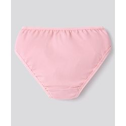 Bonfino Cotton Elastane Knit Solid Panties Pack of 5 - Multicolor