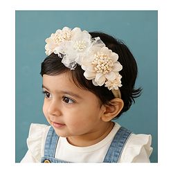 Bonfino Headbands With Floral Applique - Multicolor