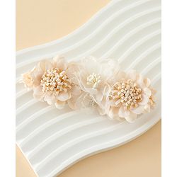 Bonfino Headbands With Floral Applique - Multicolor