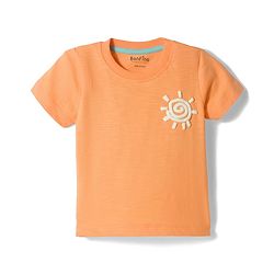 Bonfino Cotton Knit T-Shirts Half Sleeve With Beach Theme Print Pack Of 5 Multi color 9-12 Months
