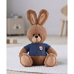 Bonfino 30 cm Plush Bunny Soft Toy with Blue Sweater Huggable Stuffed Bunny| Enhances Imagination & Emotional Growth| Perfect for Snuggles, Playtime & Gifting| BIS Certified| Home & Car Decor