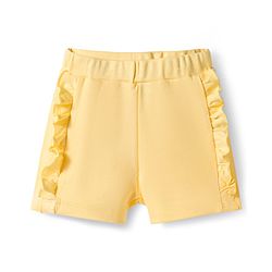 Bonfino 100% Cotton Knit Solid Shorts With Frill Detailing Pack Of 3 - Multicolour
