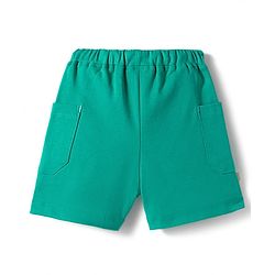 Bonfino 100% Cotton Knit Above Knee Length Solid & Striped Shorts Pack of 3 - Multicolour