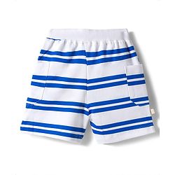 Bonfino 100% Cotton Knit Above Knee Length Solid & Striped Shorts Pack of 3 - Multicolour