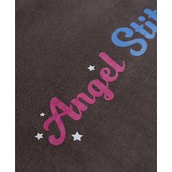 Bonfino Disney Single Jersey Knit Half Sleeves T-Shirt With Back & Front Lilo & Stitch Graphics - Grey
