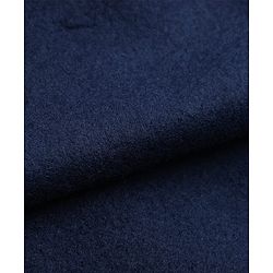 Bonfino Cotton Knit Fleece Full Sleeves Oversized Drop Shoulder Color Block Sweatshirt and Jogger Set With Football Print - Navy Blue