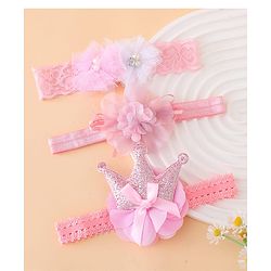 Bonfino Headbands Free Size - Pink