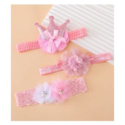 Bonfino Headbands Free Size - Pink