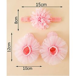 Bonfino Headband & Socks Combo Set- Pink
