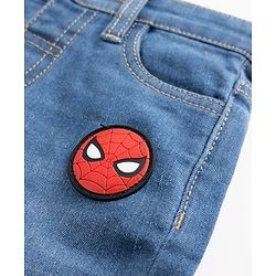 Bonfino Marvel 100% Cotton Denim Full Length Jeans with Spider Man Graphic - Blue