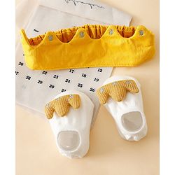 Bonfino Princess Socks and Headband Combo Sets - Yellow