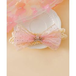 Bonfino Free Size Bow Headbands - Pink