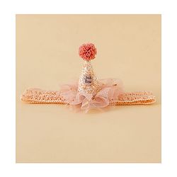 Bonfino Free Size Birthday Headbands - Light Pink