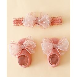 Bonfino Hair Accessories Combo Sets - Dark Pink