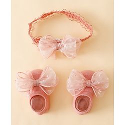 Bonfino Hair Accessories Combo Sets - Dark Pink