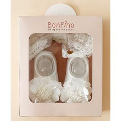 Bonfino Hair Accessories Combo Sets - White