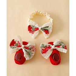 Bonfino Hair Accessories Combo Sets - Red