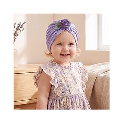 Bonfino Free Size Rose Headbands - Purple