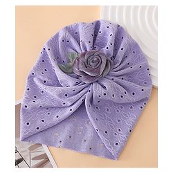 Bonfino Free Size Rose Headbands - Purple