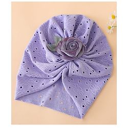 Bonfino Free Size Rose Headbands - Purple