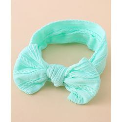 Bonfino Free Size Baby Headbands With Bow Applique Pack of 5 - Multicolor