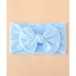 Bonfino Free Size Baby Headbands With Bow Applique Pack of 5 - Multicolor