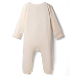 Bonfino Disney 100% Cotton Interlock Knit Full Sleeves Sleep Suits with Winnie the Pooh Print Pack of 2 - Off White