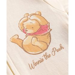 Bonfino Disney 100% Cotton Interlock Knit Full Sleeves Sleep Suits with Winnie the Pooh Print Pack of 2 - Off White