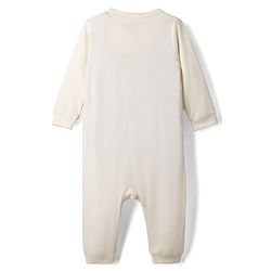 Bonfino Disney 100% Cotton Interlock Knit Full Sleeves Rompers With Winnie the Pooh Graphic Pack of 2 - White