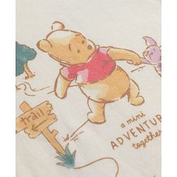 Bonfino Disney 100% Cotton Interlock Knit Full Sleeves Rompers With Winnie the Pooh Graphic Pack of 2 - White