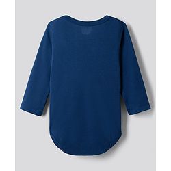 Bonfino Disney 100% Cotton Interlock Knit Full Sleeves With Mickey Mouse Graphic Pack of 3 - White & Blue
