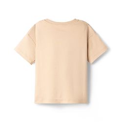 Bonfino Marvel Interlock Knit Half Sleeves T-Shirt & Shorts With Marvel Graphic - Peach
