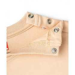 Bonfino Marvel Interlock Knit Half Sleeves T-Shirt & Shorts With Marvel Graphic - Peach