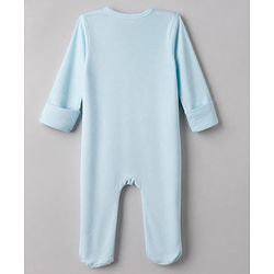 Bonfino Marvel 100% Cotton Interlock Knit Full Sleeves Striped Sleep Suit with Spider Man Graphics Pack of 2 - White & Sky Blue