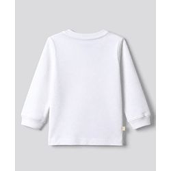 Bonfino 100% Cotton Knit Full Sleeves Co-Ords T-Shirt & Pyjama Night Suit with Bear Print Pack of 3 - White & Brown