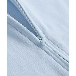 Bonfino 100% Cotton Yarn Dyed Knit Full Sleeves Striped Rompers with Bear Print Pack of 3 - Light Blue White & Blue