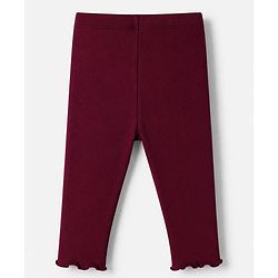 Bonfino Cotton Mixes Fleece Knit Full Sleeves Sweatshirt and Leggings with Cherries Print - Brown