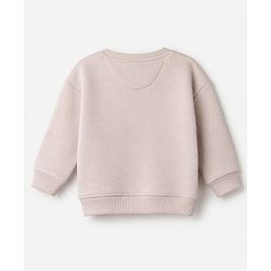 Bonfino Cotton Mix Knit Full Sleeves Oversized Winter Sweatshirt and Leggings Set With Bear Print - Pink & Aqua Blue