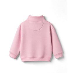 Bonfino Cotton Blend Knit Winter Wear Suit with Full Sleeves and Heart Print in Pink