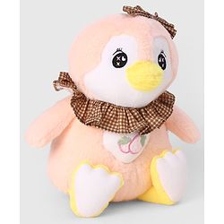 Bonfino Plush Chick Soft Toy 30 cm - Pink| Ultra Soft & Cuddly|Plush Snuggle Companion| Lightweight & Travel Friendly| BIS Certified| Ideal Gift for Babies & Kids| Home & Car Decor