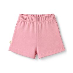 Bonfino 100% Cotton Knit Solid &  Hearts Printed Shorts Pack of 3 - Pink