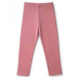 Bonfino 100% Cotton Knit Full Length Solid & Hearts Printed  Leggings Pack of 3 - Light Pink & White