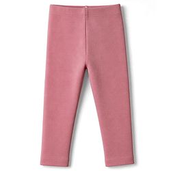 Bonfino 100% Cotton Knit Full Length Solid & Hearts Printed  Leggings Pack of 3 - Light Pink & White