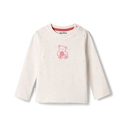 Bonfino 100% Cotton Knit Full Sleeves T-Shirt & Pyjama Night Suit with Heart Bear & Text Print Pack of 3- Pink White & Red