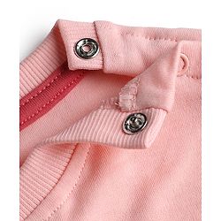 Bonfino 100% Cotton Knit Full Sleeves T-Shirt & Pyjama Night Suit with Heart Bear & Text Print Pack of 3- Pink White & Red