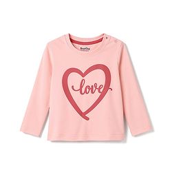 Bonfino 100% Cotton Knit Full Sleeves T-Shirt & Pyjama Night Suit with Heart Bear & Text Print Pack of 3- Pink White & Red